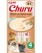 INABA Chat Churu – Poulet Saumon – Pack de 4 – 56 g