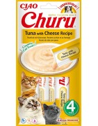 INABA Chat Churu – Thon Fromage – Pack de 4 – 56 g