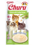 INABA Chat Churu – Poulet Saint-Jacques – Pack de 4 – 56 g