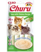 INABA Chat Churu – Thon Poulet – Pack de 4 – 56 g