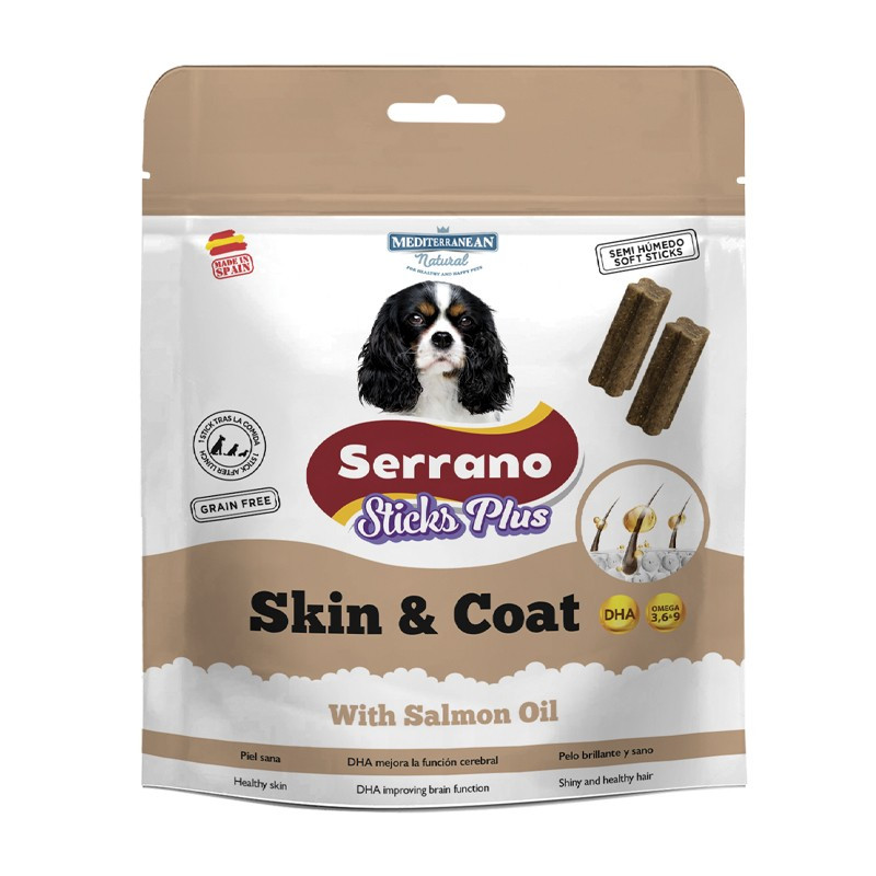 Friandises sticks Plus Care Skin & Coat SERRANO
