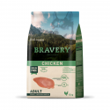 Croquettes BRAVERY MED-LARGE ADULT CHICKEN : Poids:4 kg