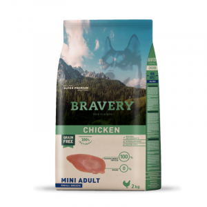 Croquettes BRAVERY MINI ADULT CHICKEN