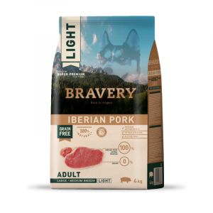 Croquettes BRAVERY MED-LARGE ADULT IBERIAN PORK LIGHT