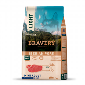 Croquettes BRAVERY MINI ADULT IBERIAN PORK LIGHT