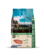 Croquettes BRAVERY MINI PUPPY CHICKEN 2 KG
