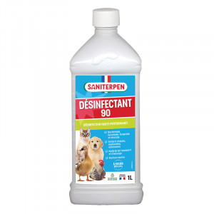 Désinfectant 90 virucide fongicide bactéricide Saniterpen pour tout nettoyer votre maison.