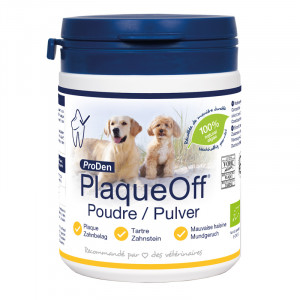 Poudre Plaque Off pour chien et chat pour lutter contre le tartre et la plaque dentaire | ProDen
