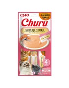 INABA Chat Churu – Saumon – Pack de 4 – 56 g