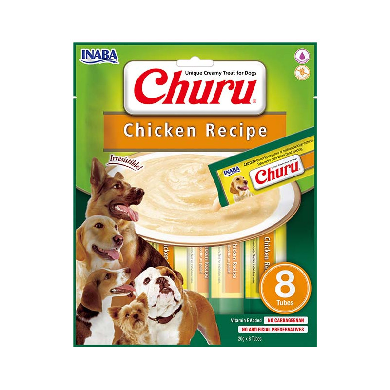 INABA Chien Churu – Poulet – Pack de 8 – 160 g