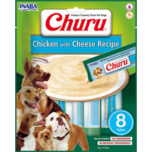INABA Chien Churu – Poulet & fromage – Pack de 8 – 160 g