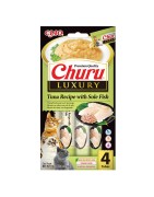 INABA Chat Churu Luxury – Thon & Sole – Pack de 14 – 56 g