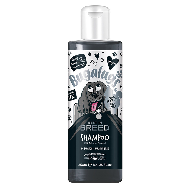 BUGALUGS BEST IN BREED* | Shampoing doux pour chien au charbon