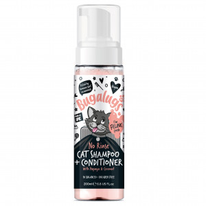 BUGALUGS | Shampoing sans rinçage + conditionneur pour chat