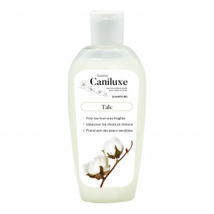 Shampoing pour chiots et chatons au Talc Caniluxe - Plus qu'un soin