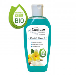 Shampoing pour chiens et chats aux poils secs Caniluxe - Karité Monoi
