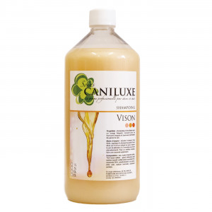 Shampoing vison pour chiens à poils longs Caniluxe. Gainage et brillance !