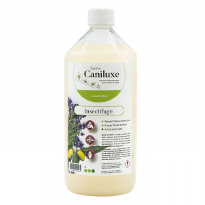 Shampoing antiparasitaire pour chien insectifuge contre les tiques, poux et puces Caniluxe