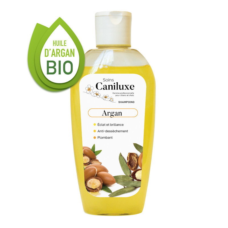 Shampoing chien et chat pour poils abîmés Caniluxe - Argan