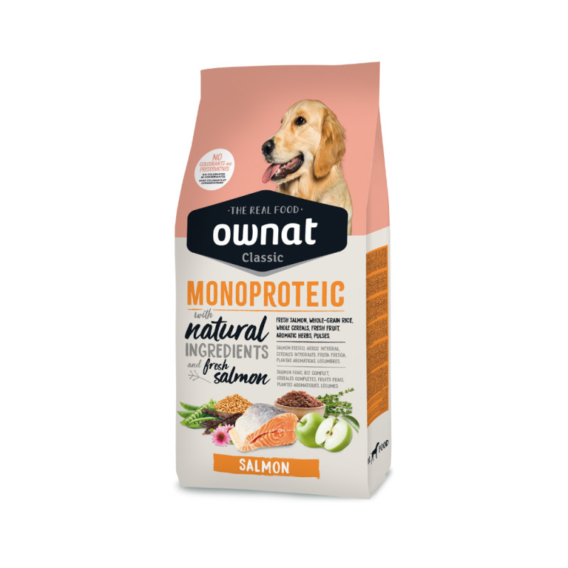 Ownat | Chien | Croquettes CLASSIC MONOPROTEIC SALMON