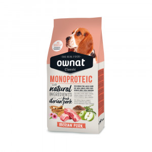 Ownat | Chien | Croquettes CLASSIC MONOPROTEIC PORK