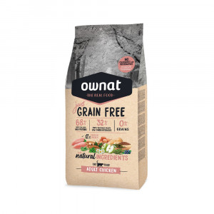 Ownat | Chat | Croquettes sans céréales ADULTE poulet