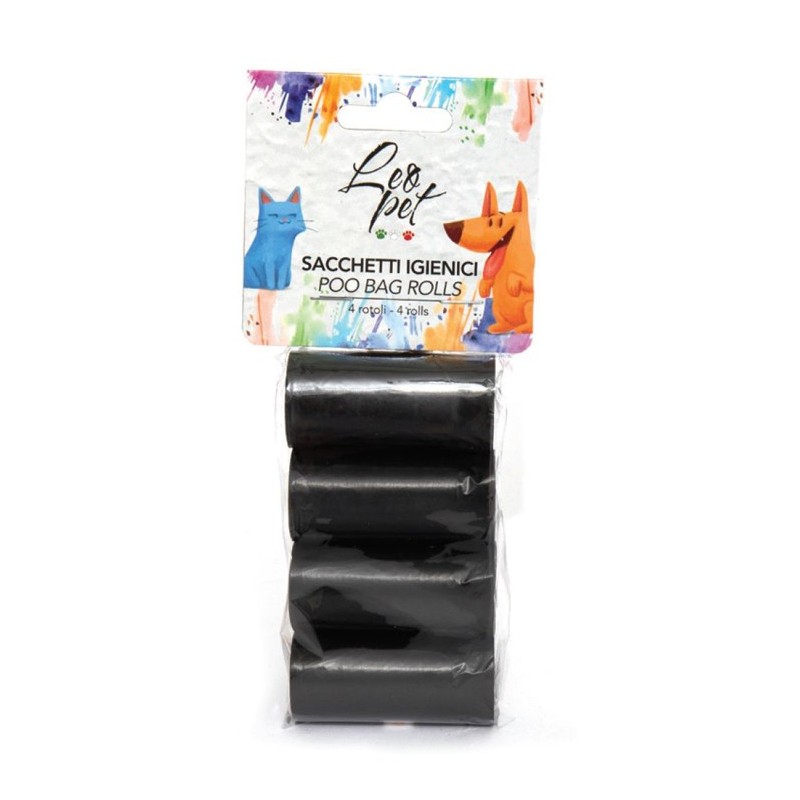 Sachet de 4, 8 ou 12 rouleaux de 20 sacs ramasse crottes pas cher