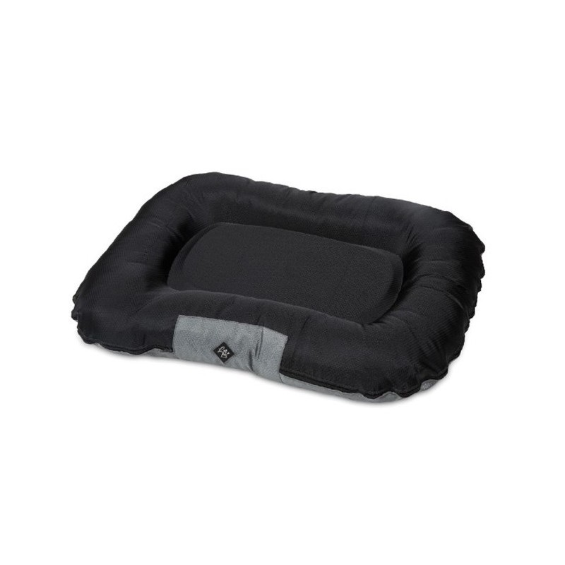 Coussin pour chien waterproof PLUTON | Gris et noir