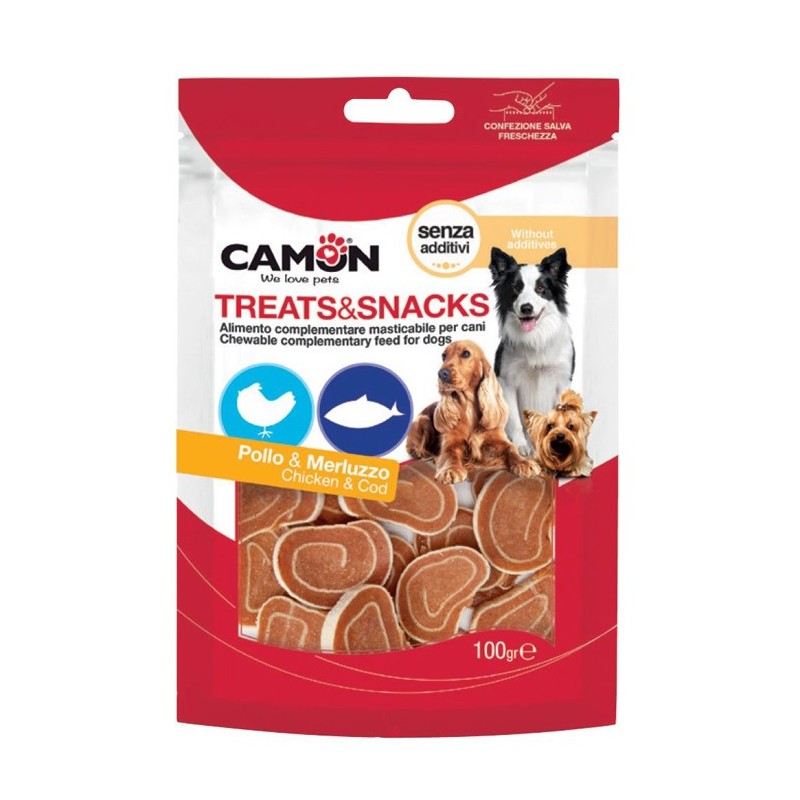 Sachet de friandises pour chien et chiot | Sushi au poulet et à la morue