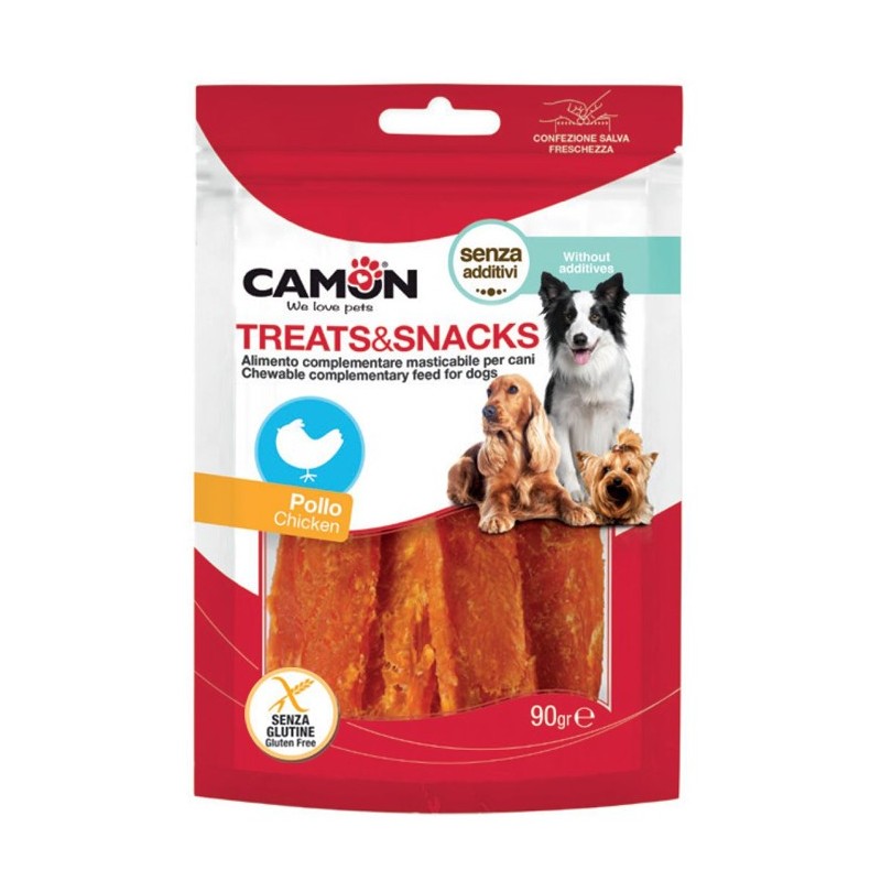 Sachet de friandises pour chien et chiot | Lamelles souples au poulet