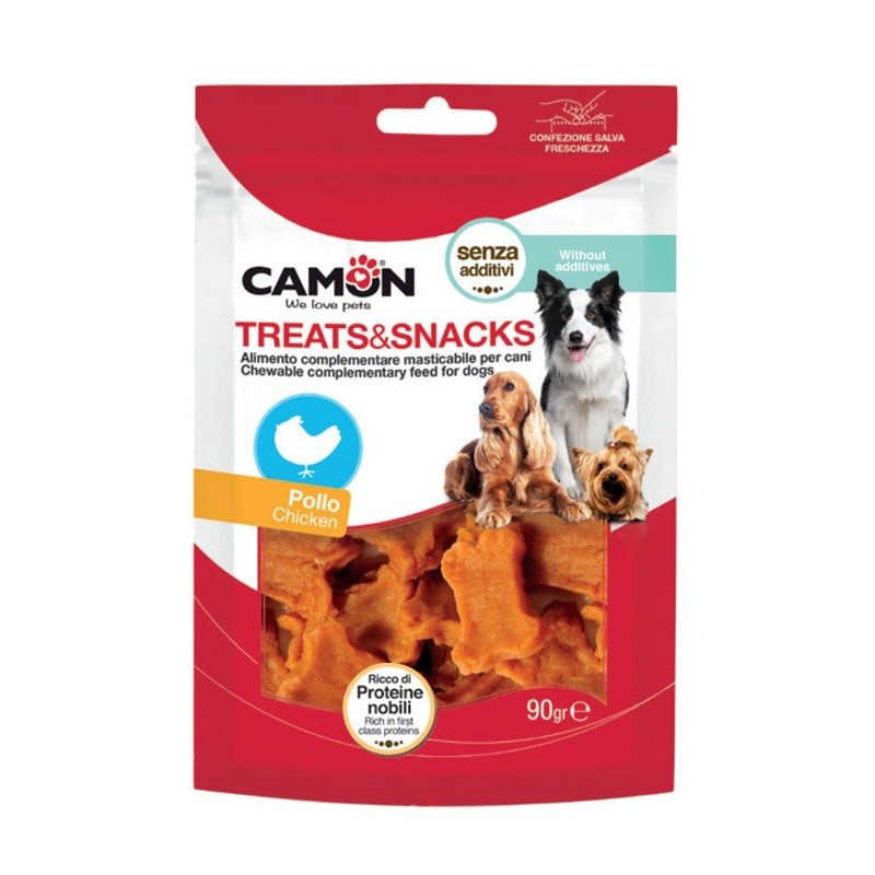Sachet de friandises pour chien et chiot | Os au poulet