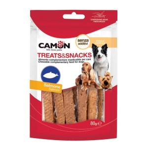 Sachet de friandises pour chien | Lamelles souples au saumon