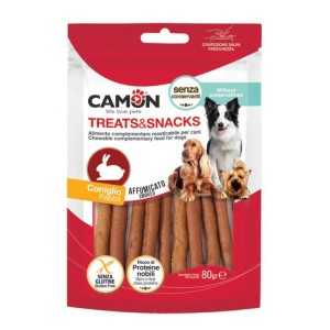Sachet de friandises pour chien et chiot | Bâtonnets fumés au lapin