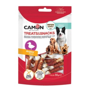Sachet de friandises pour chien et chiot | Os à mâcher enrobés de canard