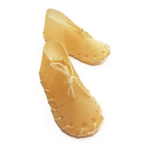 Chaussure en peau de buffle | Friandise 100% naturelle pour chien et chiot