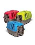 Caisse de transport en plastique avec porte en plastique | Chien et chat