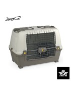 Cage de transport pour chien SKUDO-CAR IATA | Avion et voiture | Petmate