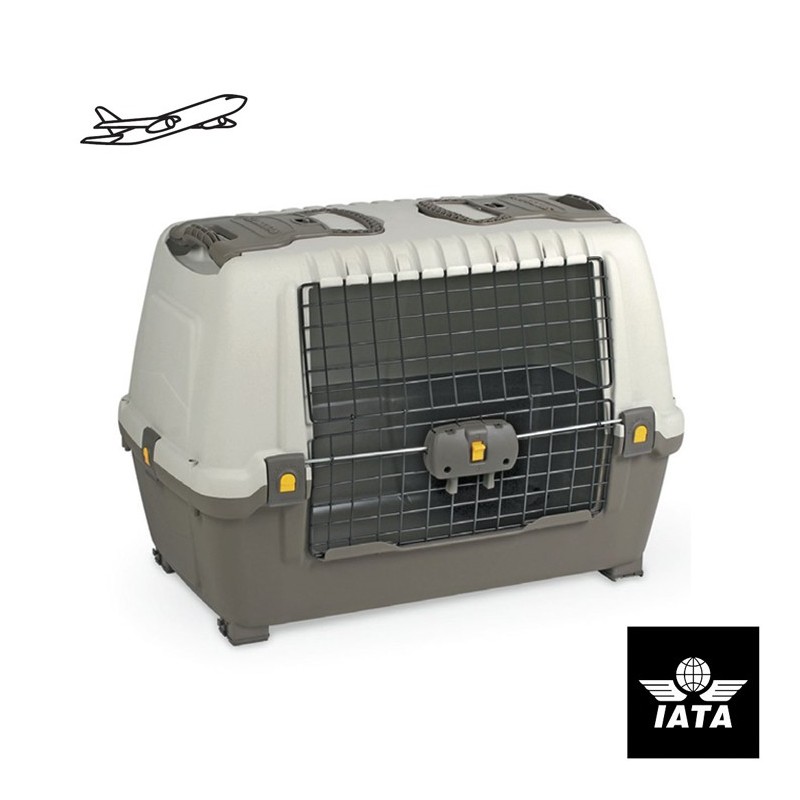 Cage de transport pour chien SKUDO-CAR IATA | Avion et voiture | Petmate