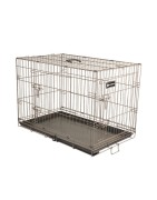 Cage métal pour chien pliante fond ABS | Solidité et sécurité