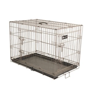 Cage métal pour chien pliante fond ABS | Solidité et sécurité