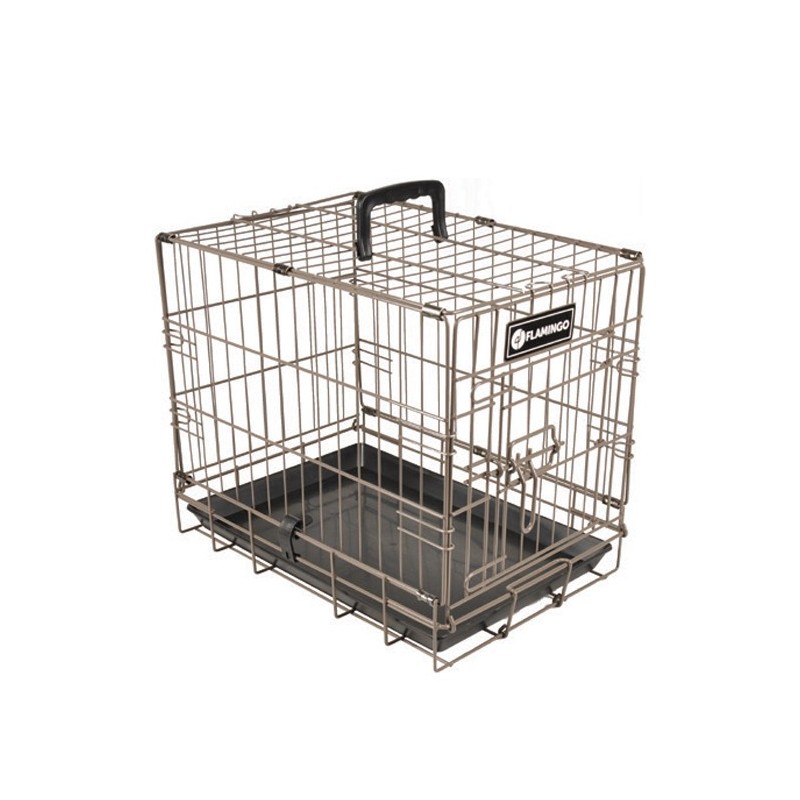 Cage métal pour chien pliante fond ABS | Solidité et sécurité