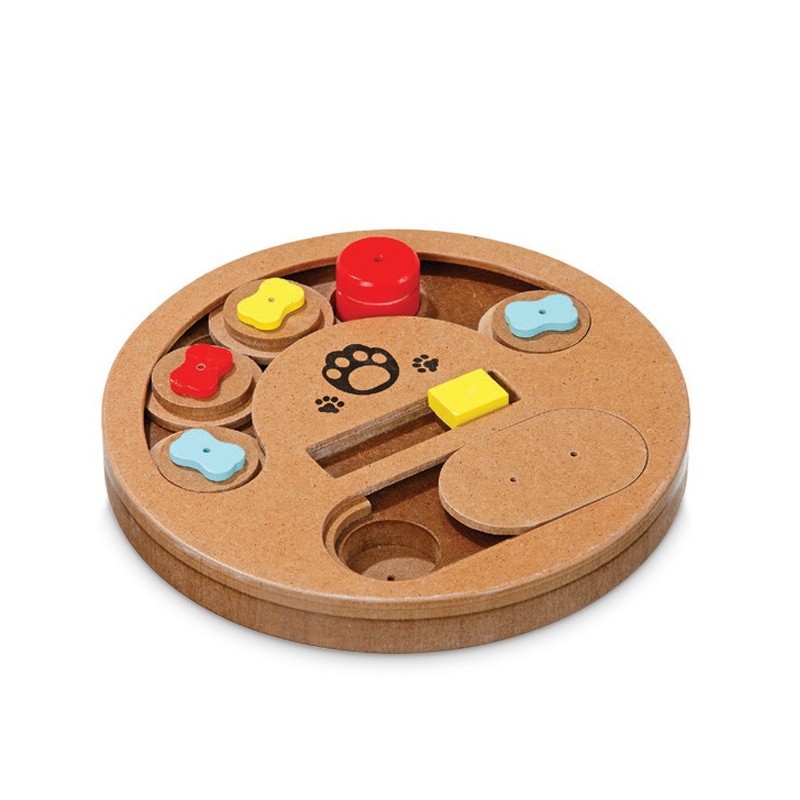Jeu en bois stimulateur cérébral interactif BONEY | Jouet chiot