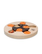 Jeu en bois stimulateur cérébral interactif ATHENA | Jouet de réflexion chien