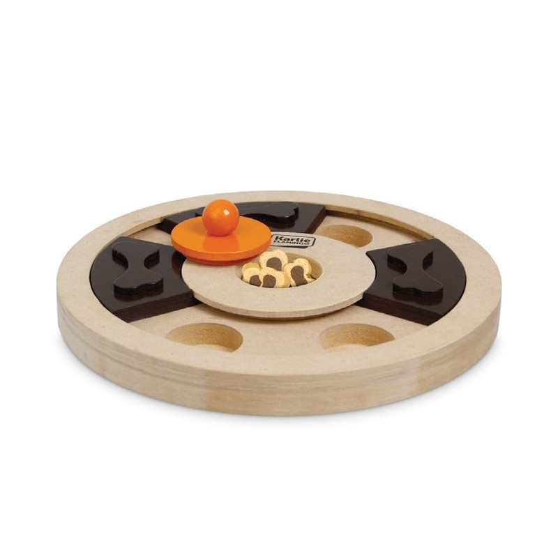 Jeu en bois stimulateur cérébral interactif HERA | Jouet de réflexion chien