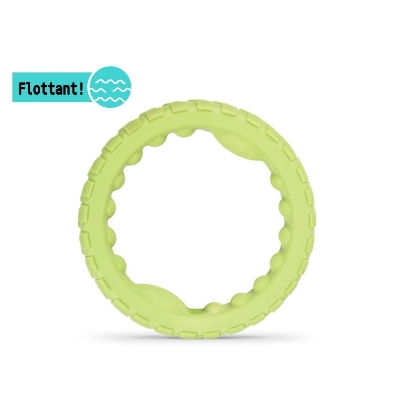 Anneau flottant vert YODA | Jouet résistant pour chien