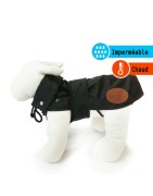 Manteau imperméable avec doublure polaire LONDON noir