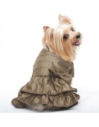 Robe imperméable doudoune beige WOOF WOOF | Petit chien