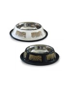 Gamelle pour chien et chat en inox ZÈBRE