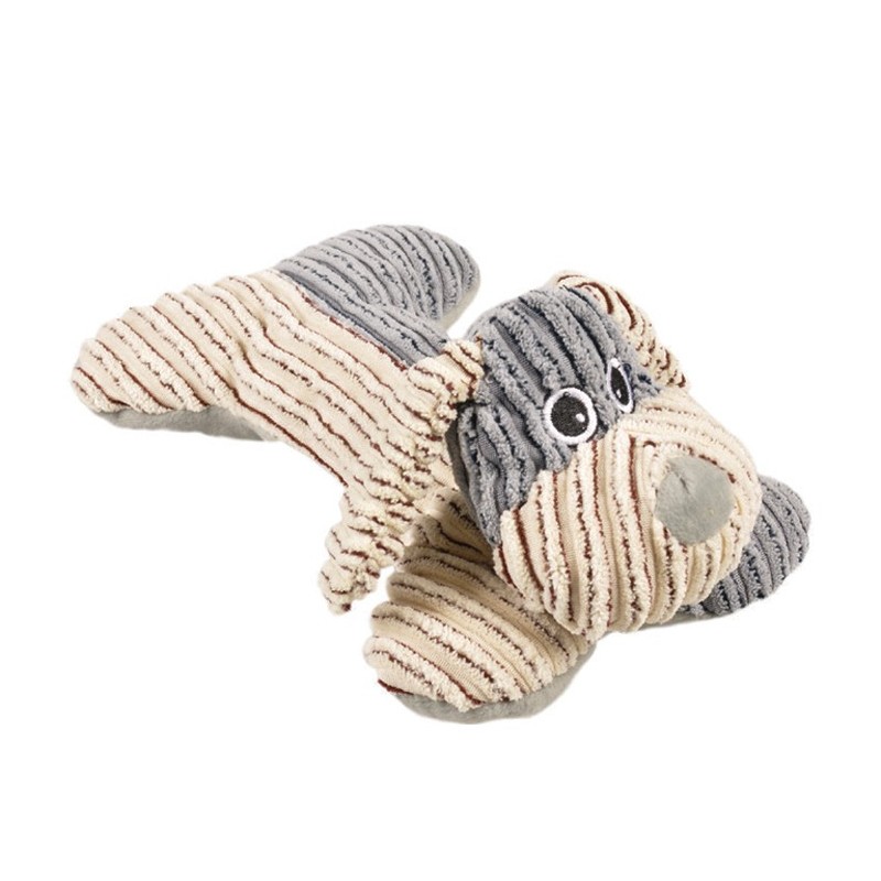 Peluche Chien en velours avec bruiteur | Jouet pour chien et chiot