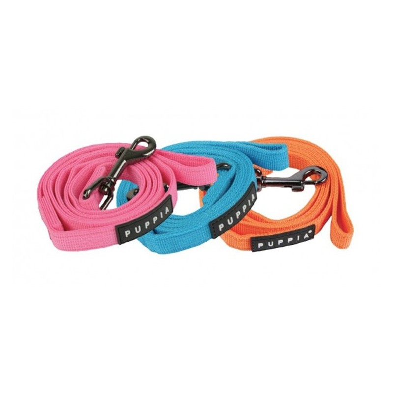 Laisse PUPPIA couleur unie en nylon